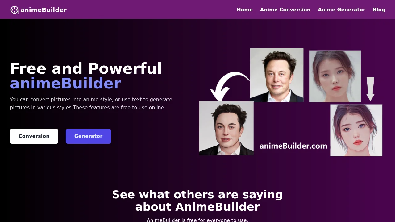 AnimeBuilder screenshot 1