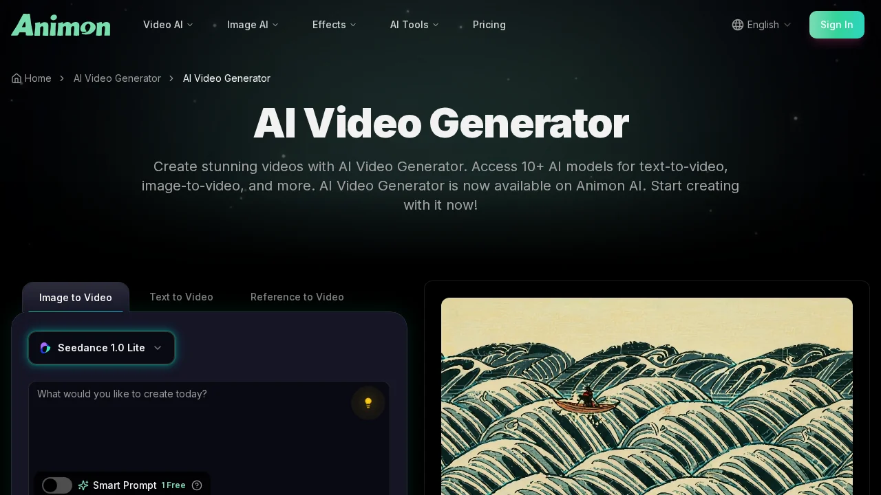 Animon - AI Video Generator screenshot 1