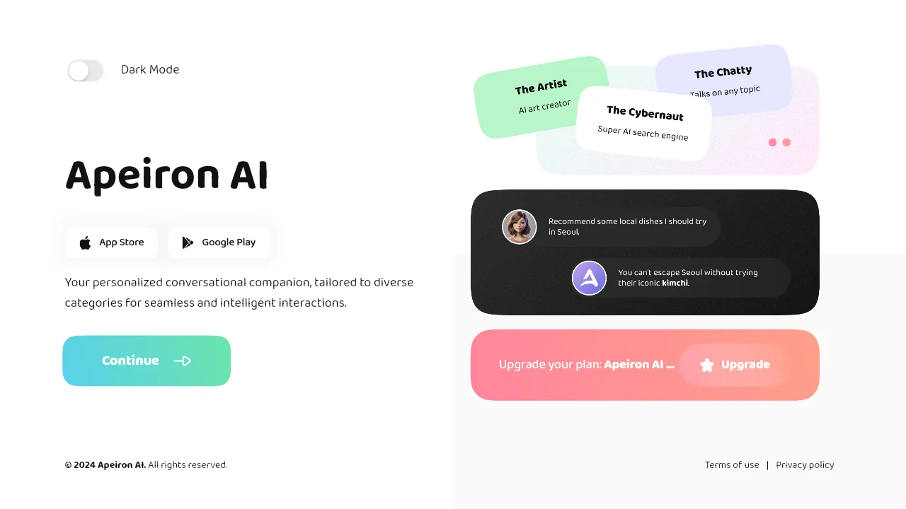 Apeiron AI screenshot 1