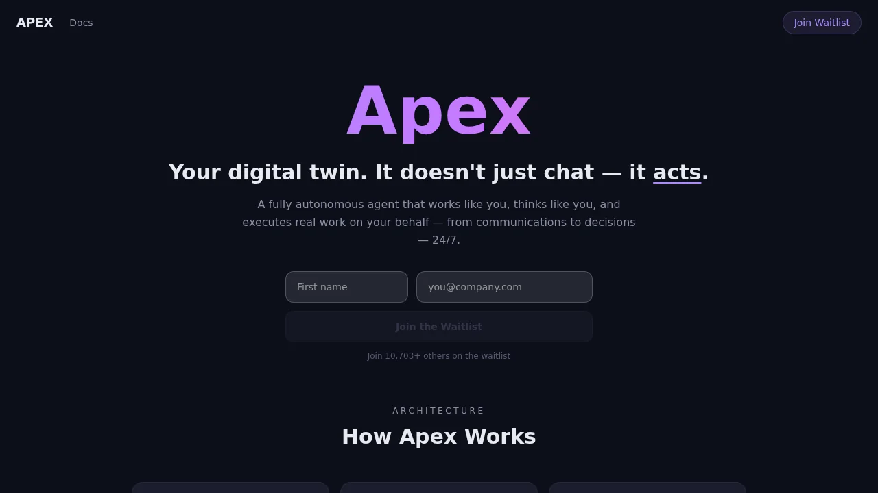 Apex screenshot 1