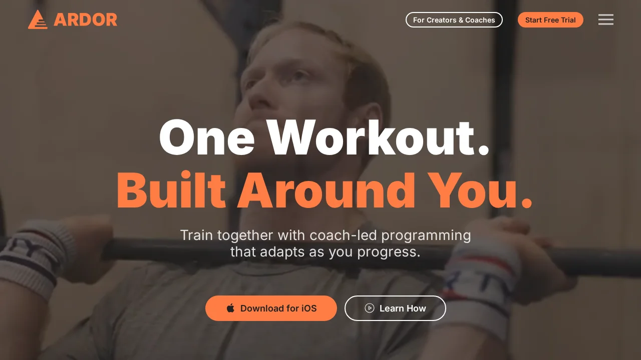 Ardor Fitness screenshot 1