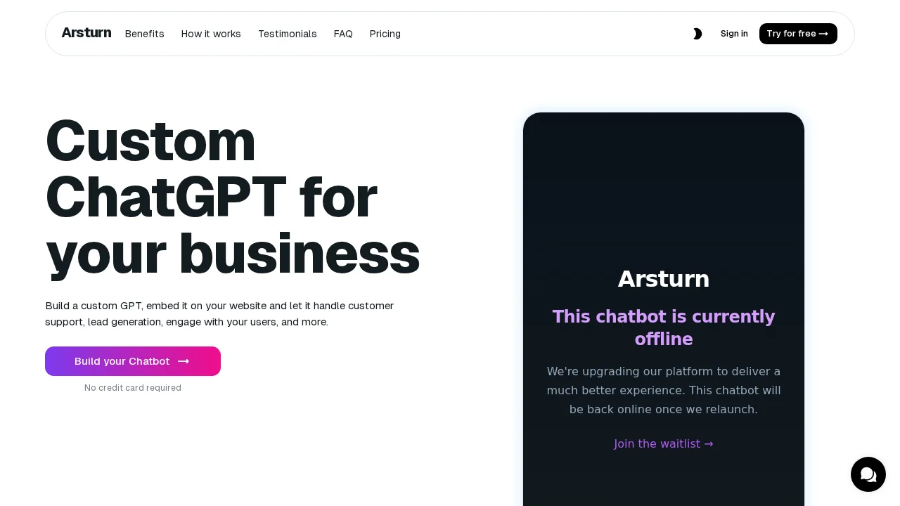 Arsturn AI screenshot 1