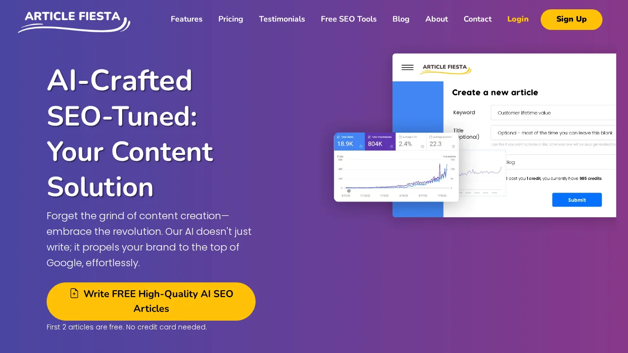 Article Fiesta screenshot 1