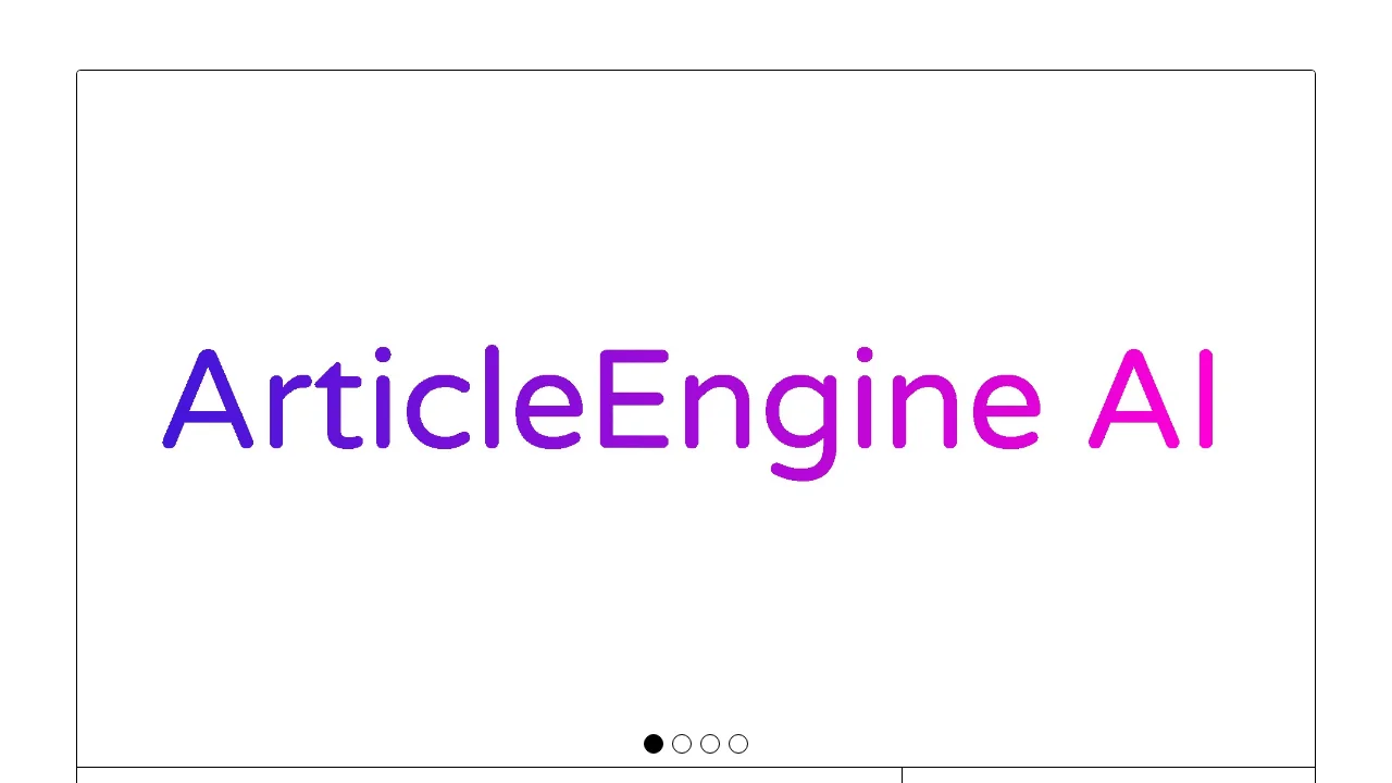 ArticleEngine screenshot 1