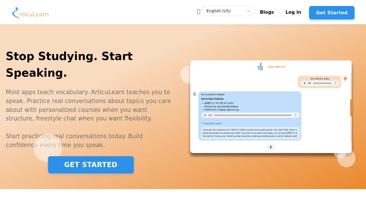 ArticuLearn screenshot 1