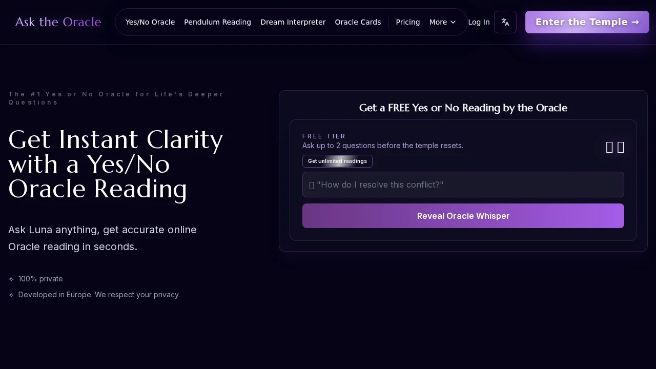 Ask The Oracle screenshot 1