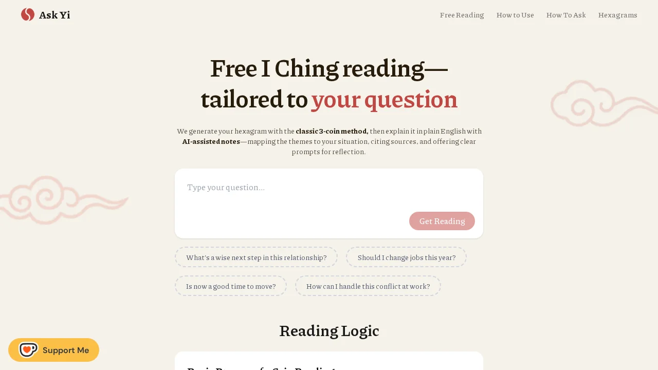 Ask Yi - I Ching Reading screenshot 1