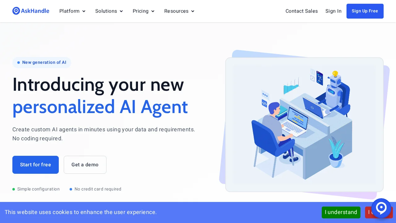 AskHandle screenshot 1