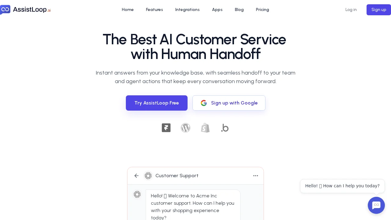 AssistLoop screenshot 1