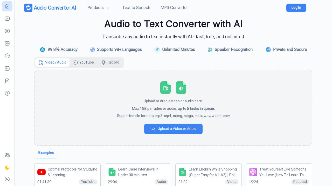 Audio Converter AI screenshot 1