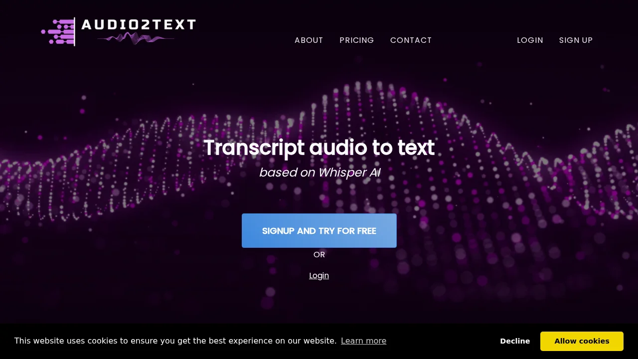 Audio2Text screenshot 1