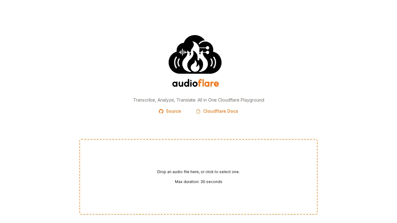 Audioflare screenshot 1