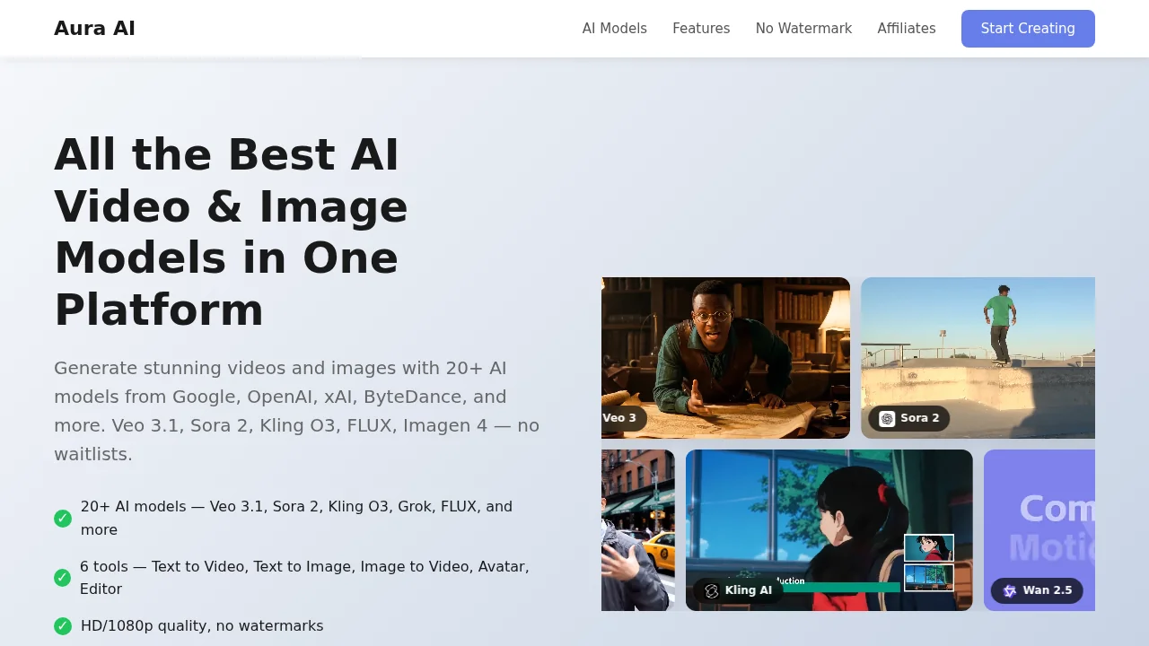 Aura AI - AI Video Generator screenshot 1