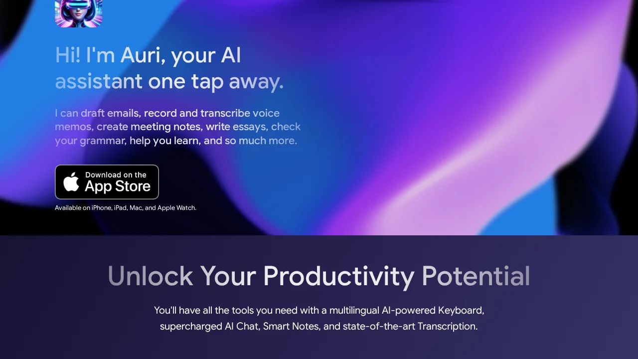 Auri.AI screenshot 1