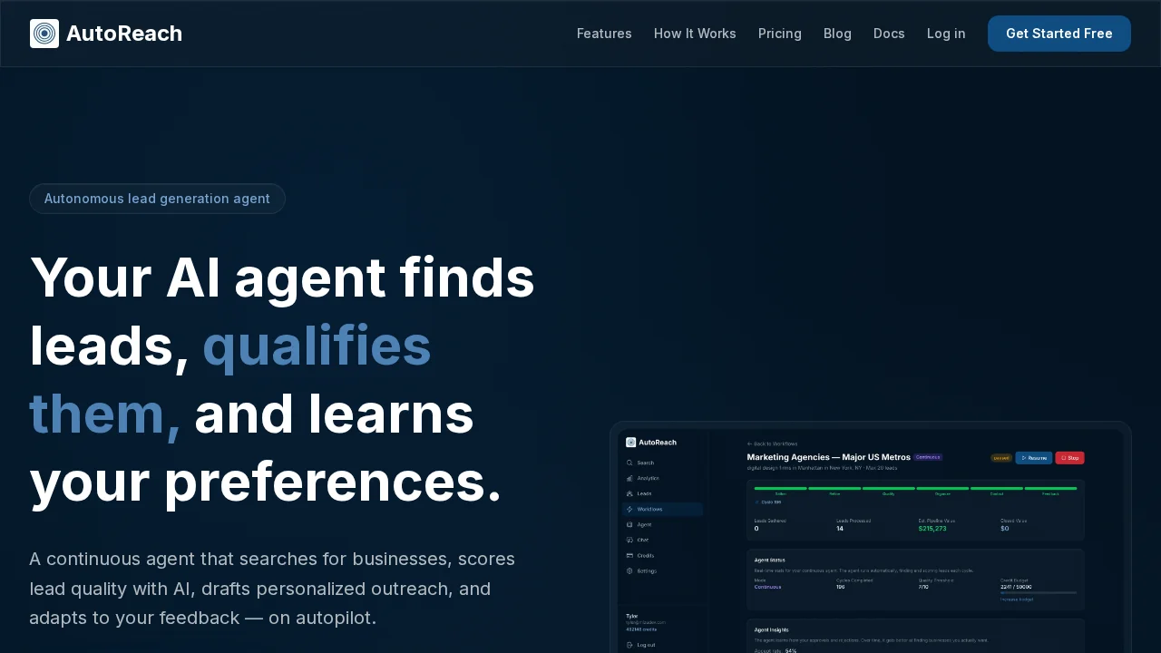 AutoReach screenshot 1