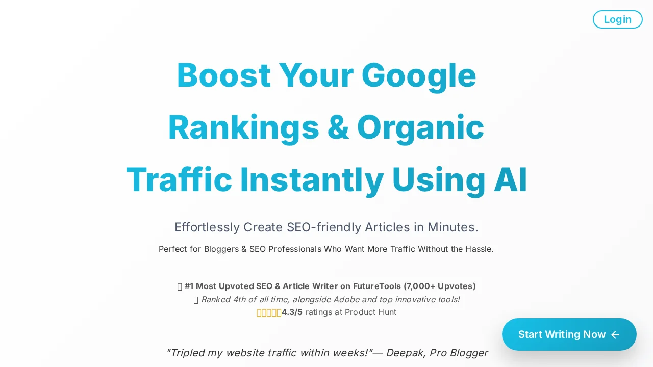 Autowrite App screenshot 1