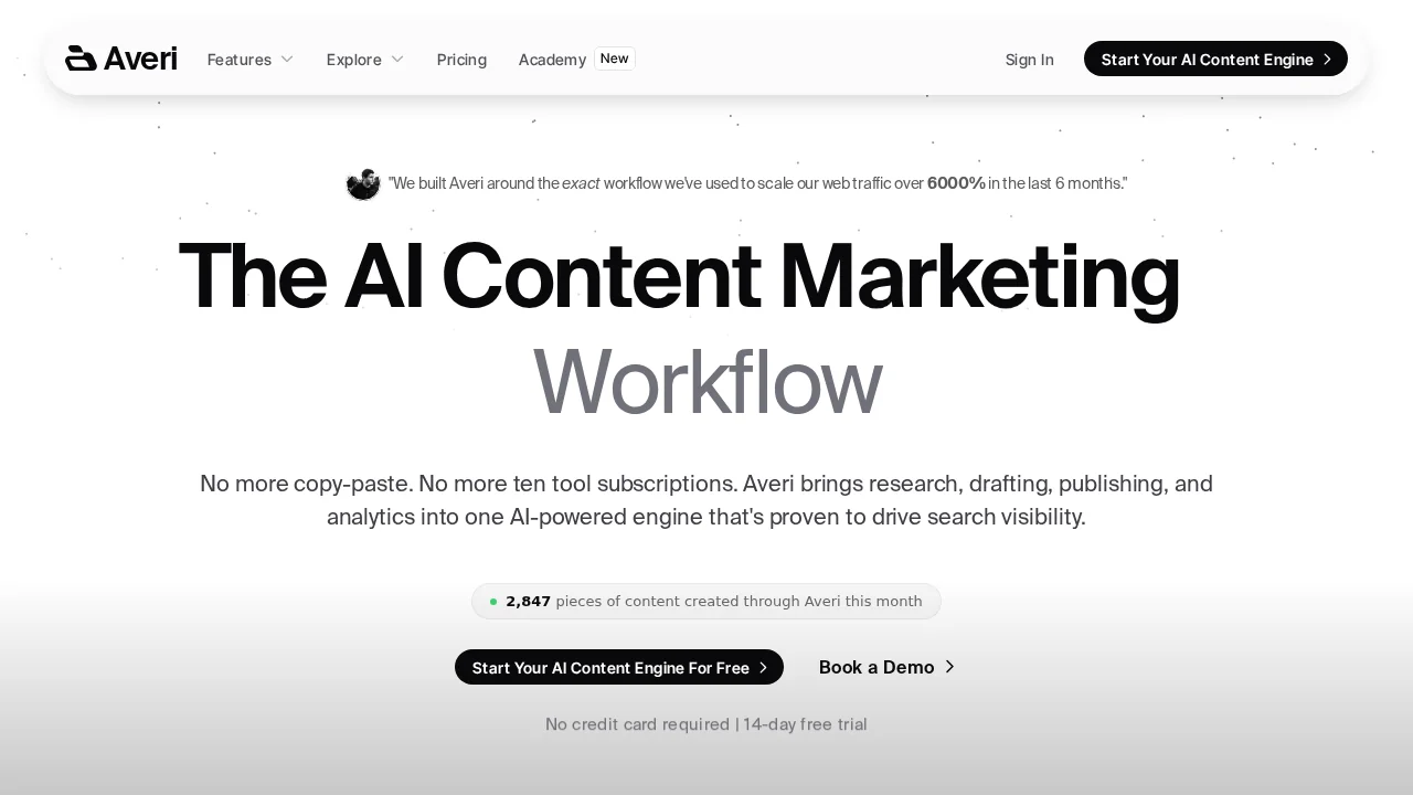 Averi AI screenshot 1