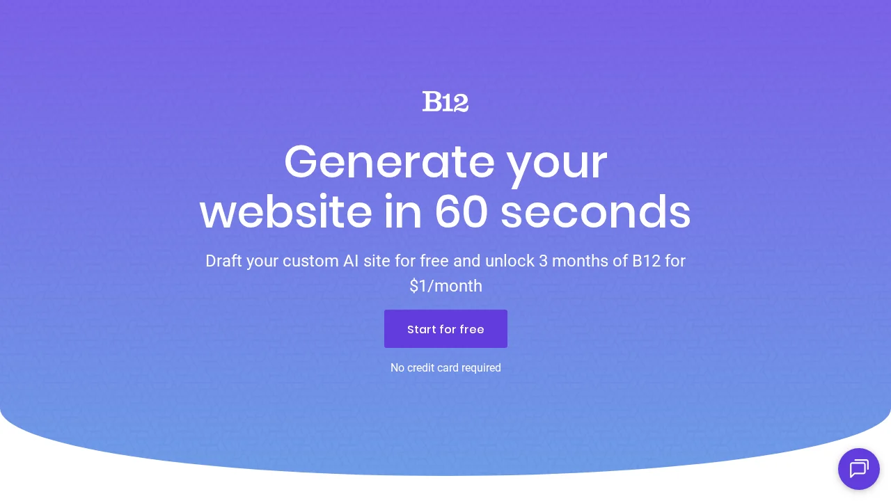 B12 AI Website Builder screenshot 1