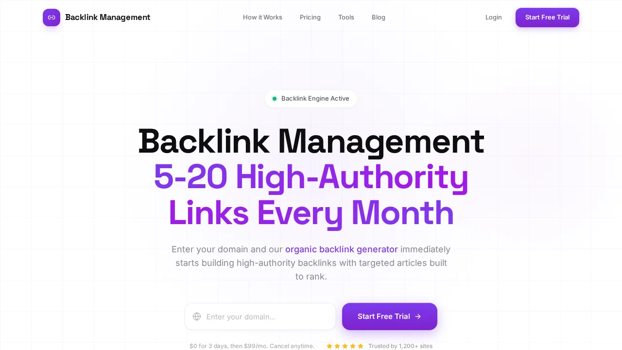 Backlink Management screenshot 1