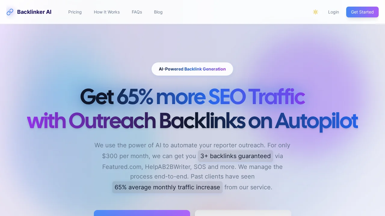 Backlinker.AI screenshot 1