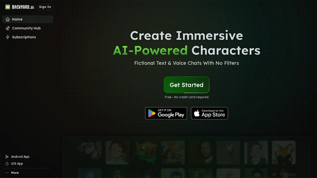 Backyard AI screenshot 1