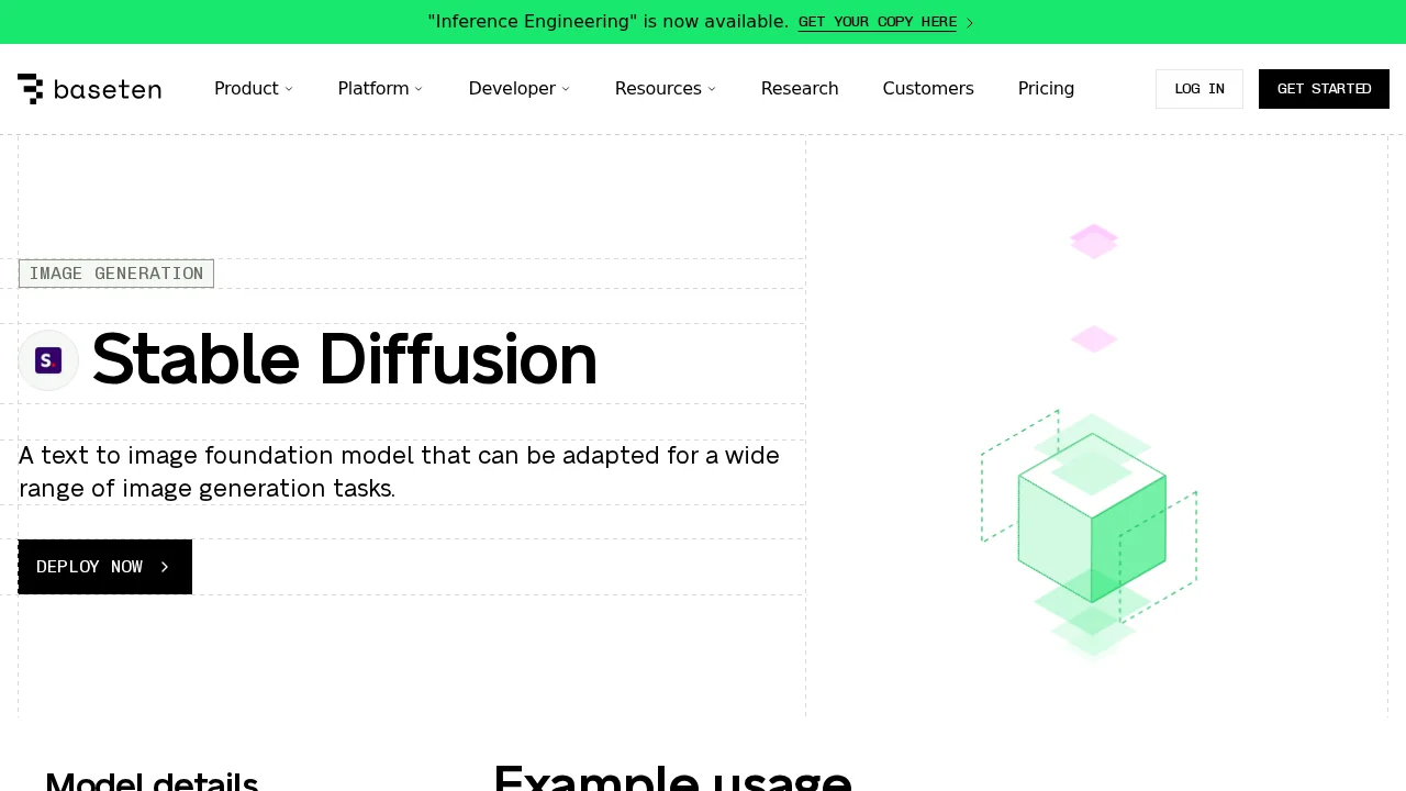 Baseten screenshot 1