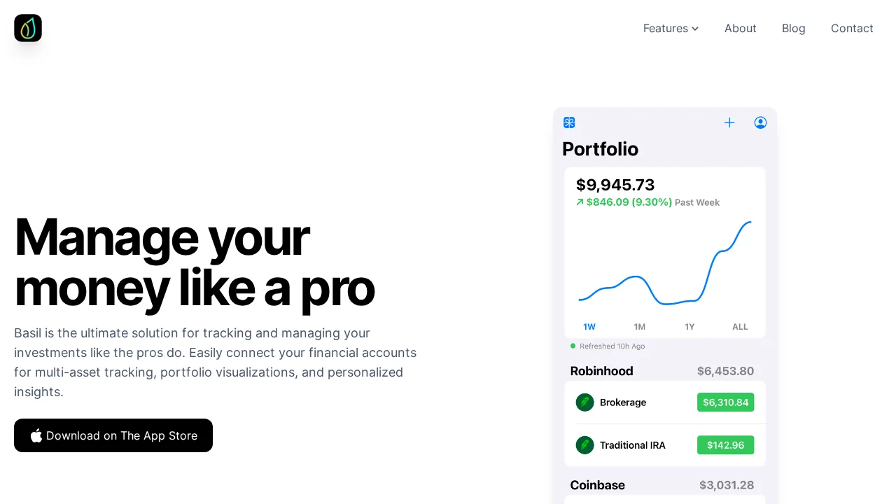 Basil Finance screenshot 1
