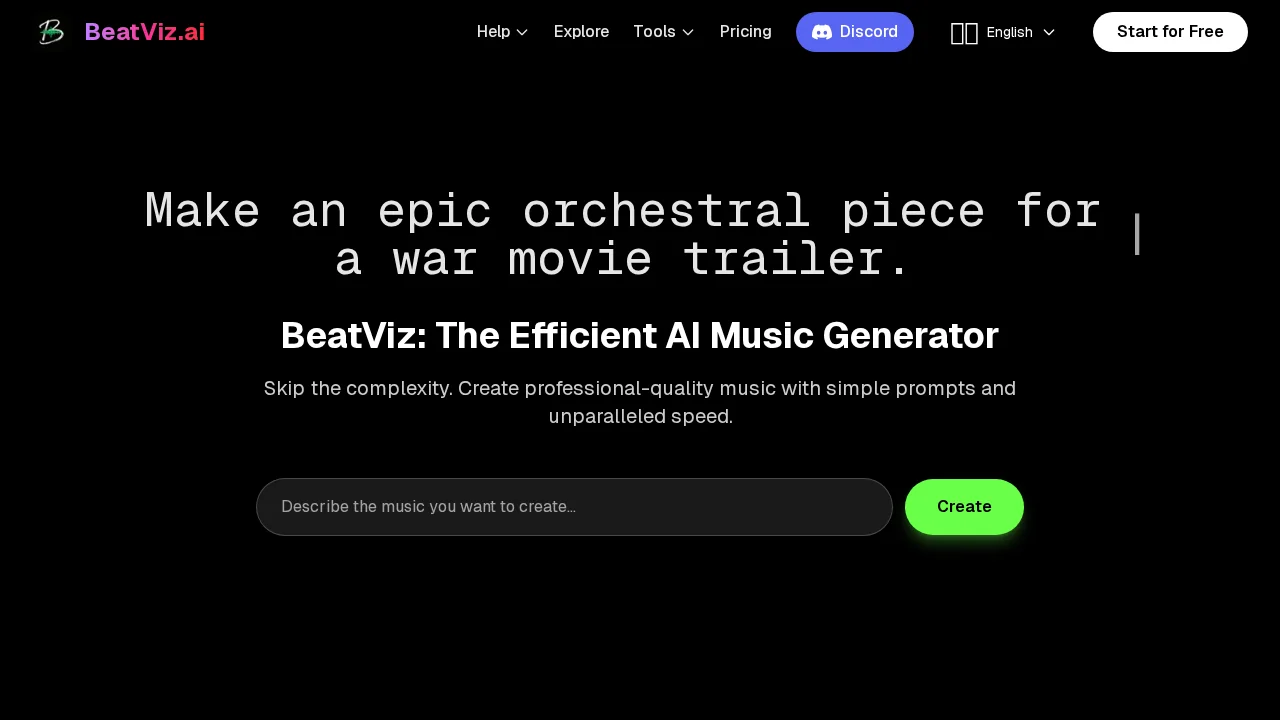 BeatViz AI Music Generator screenshot 1