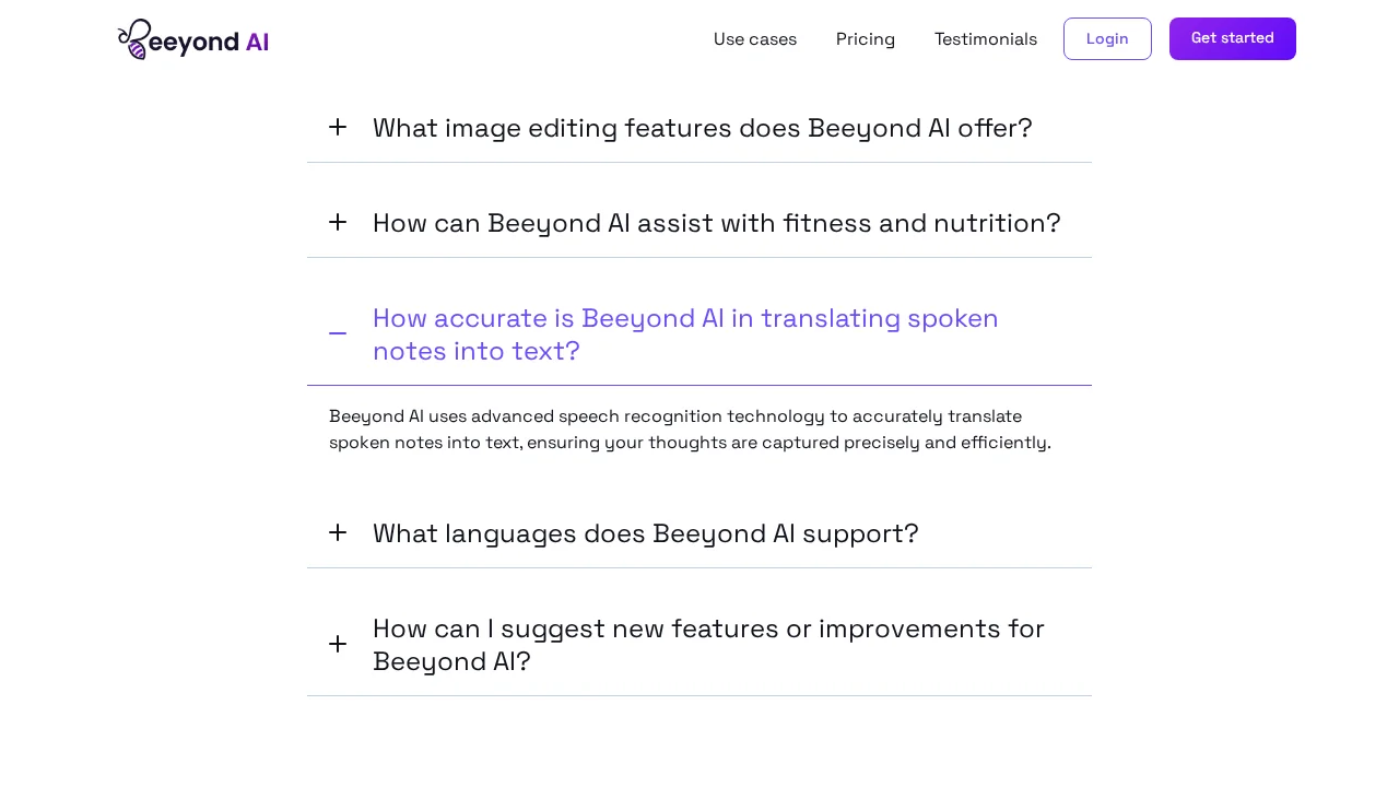 Beeyond AI screenshot 1