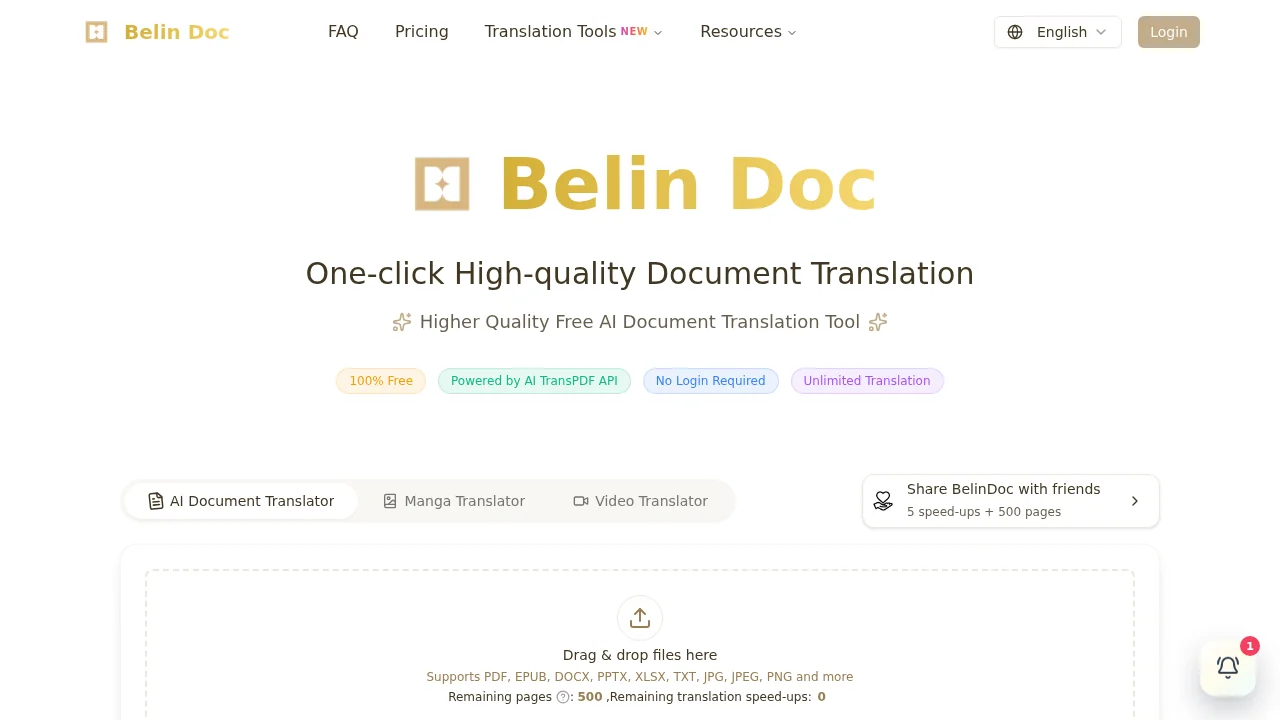 Belin Doc screenshot 1