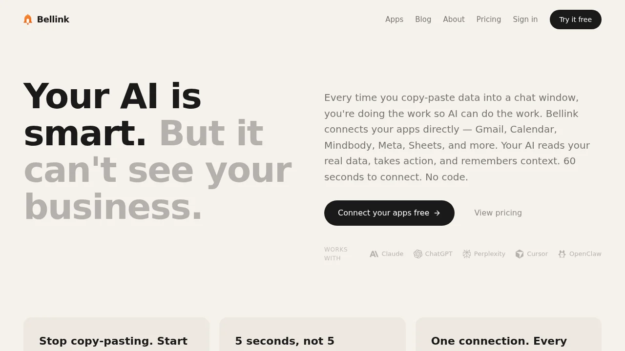 Bellink screenshot 1