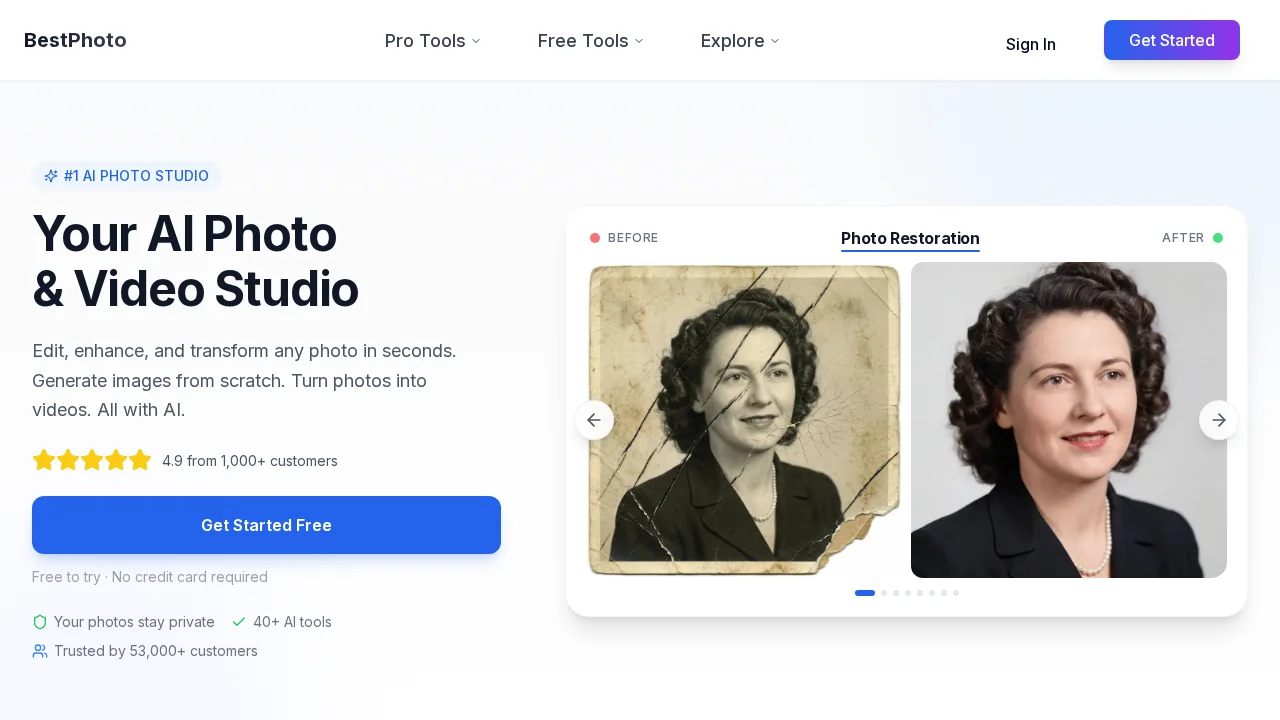 BestPhotoAI screenshot 1