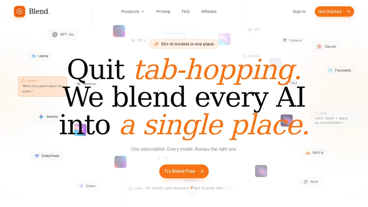Blend AI screenshot 1