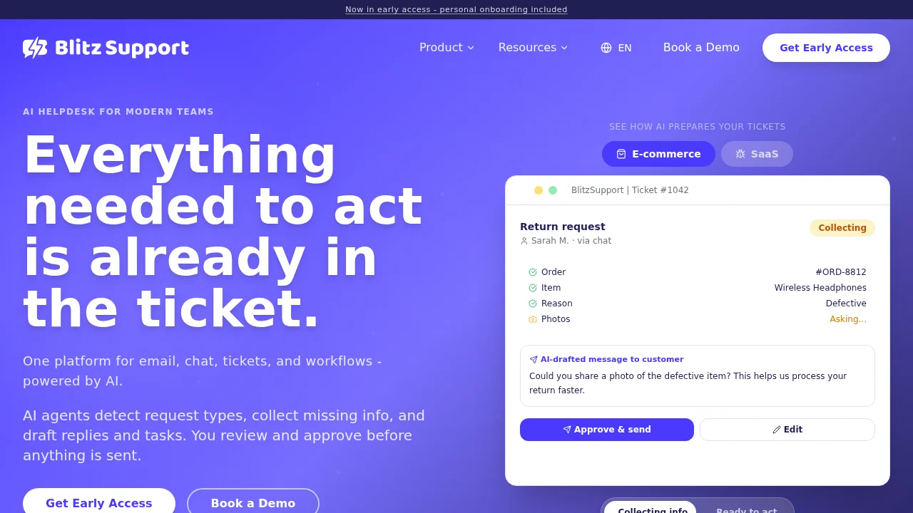 BlitzSupport screenshot 1