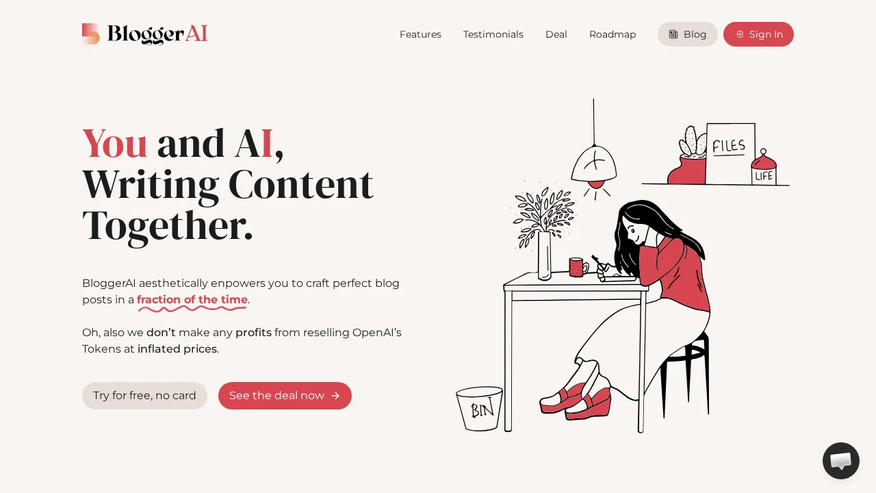 BloggerAI screenshot 1