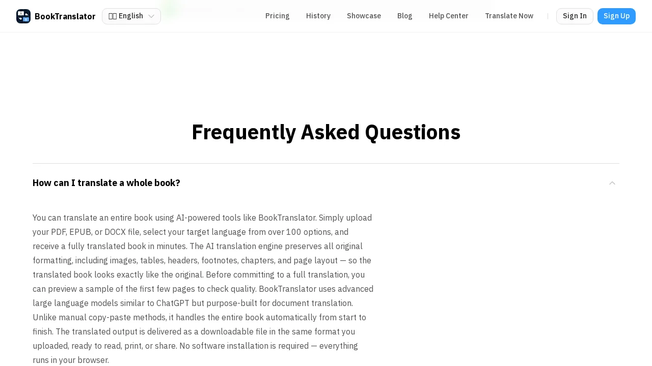 BookTranslator screenshot 1