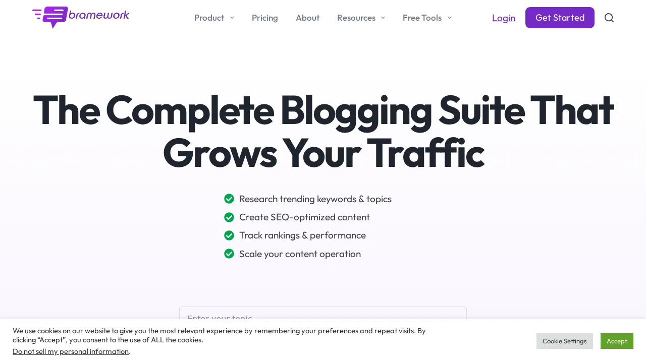 Bramework screenshot 1