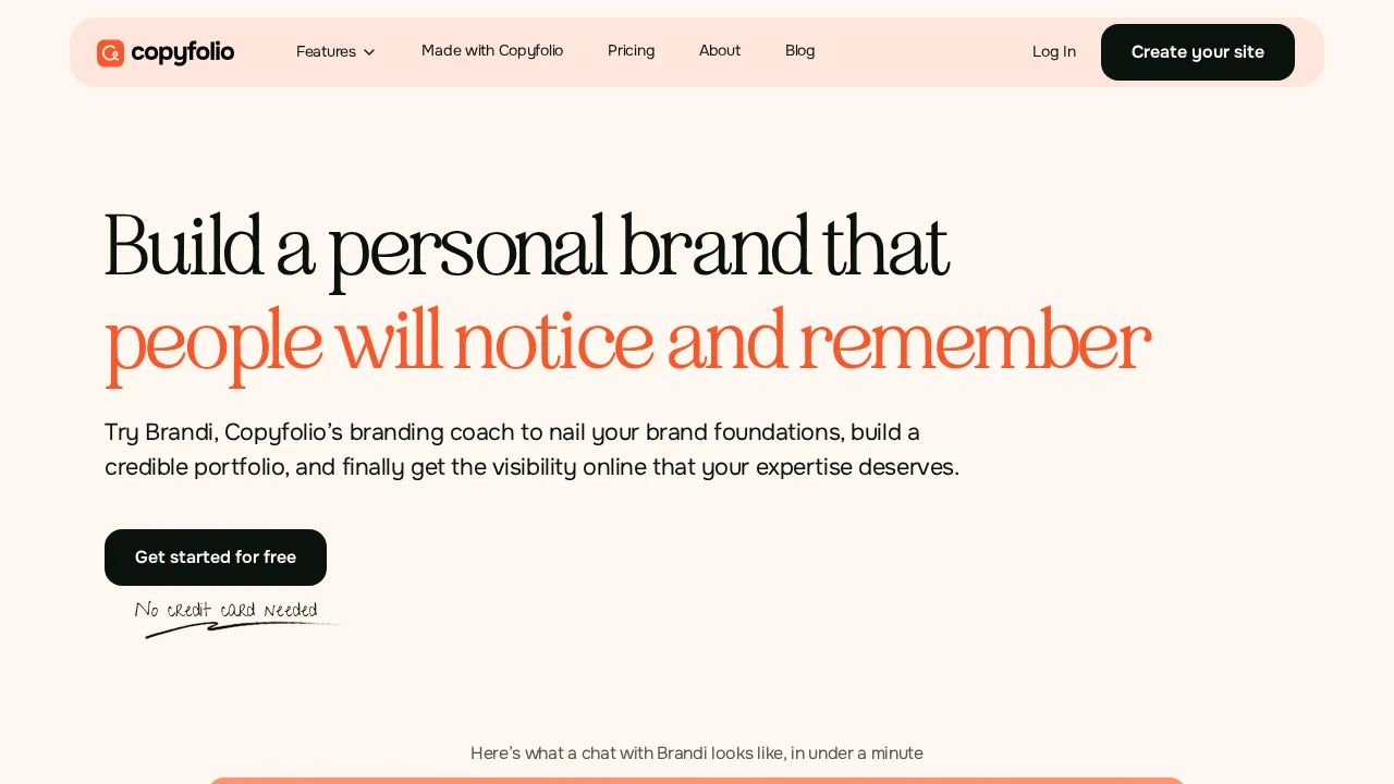 Brandi by Copyfolio screenshot 1