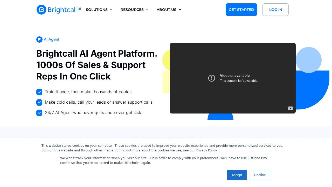 Brightcall.AI - AI Agent screenshot 1