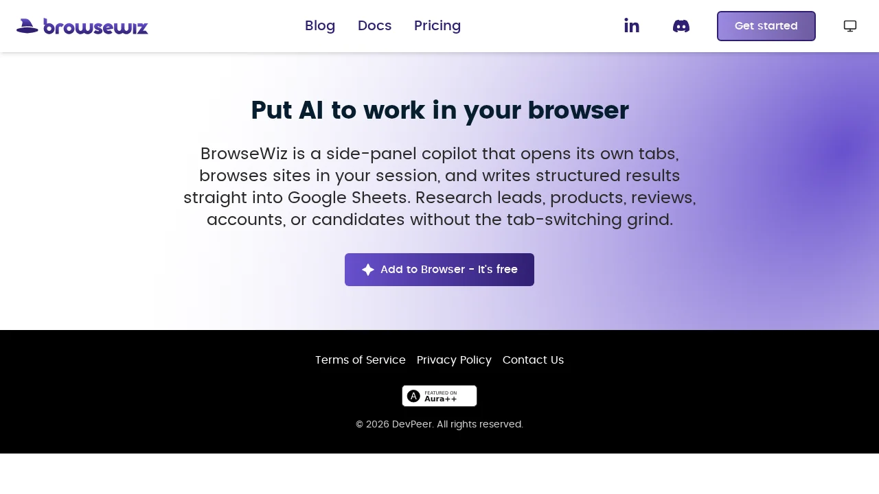 BrowseWiz screenshot 1