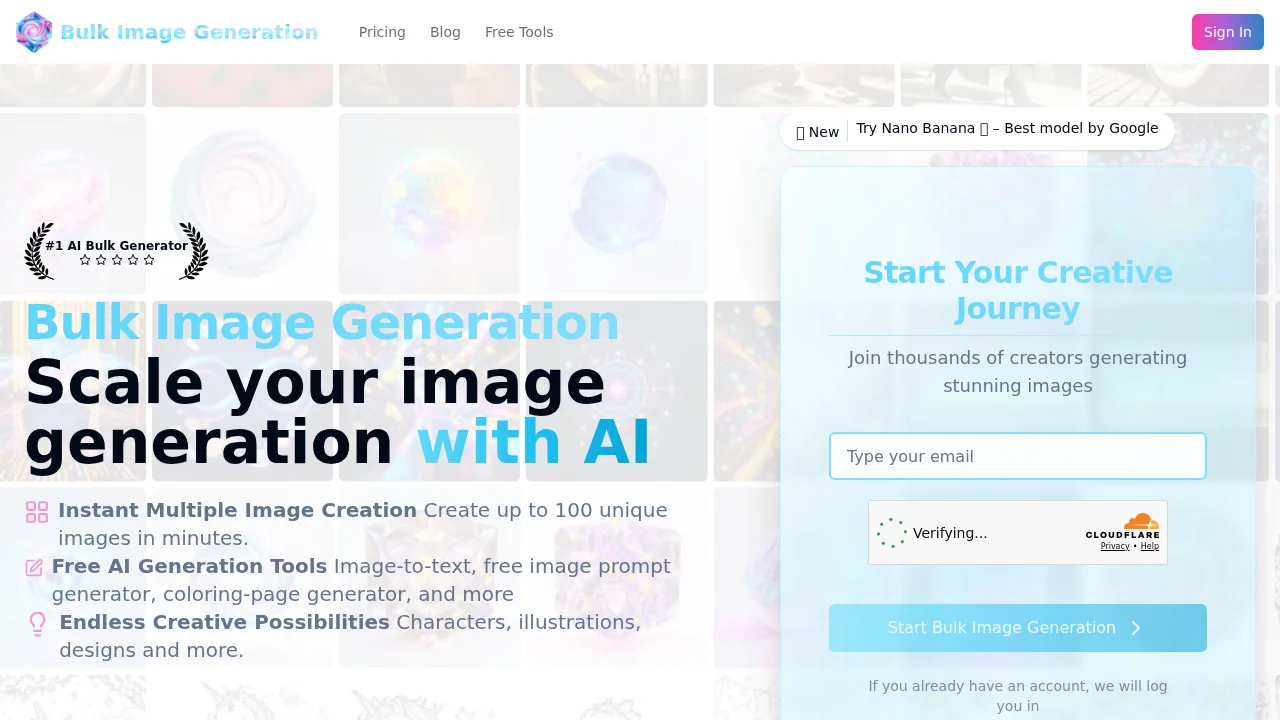 Bulk Image Generator screenshot 1