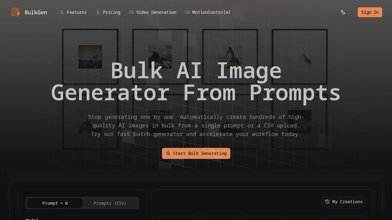 BulkGen screenshot 1