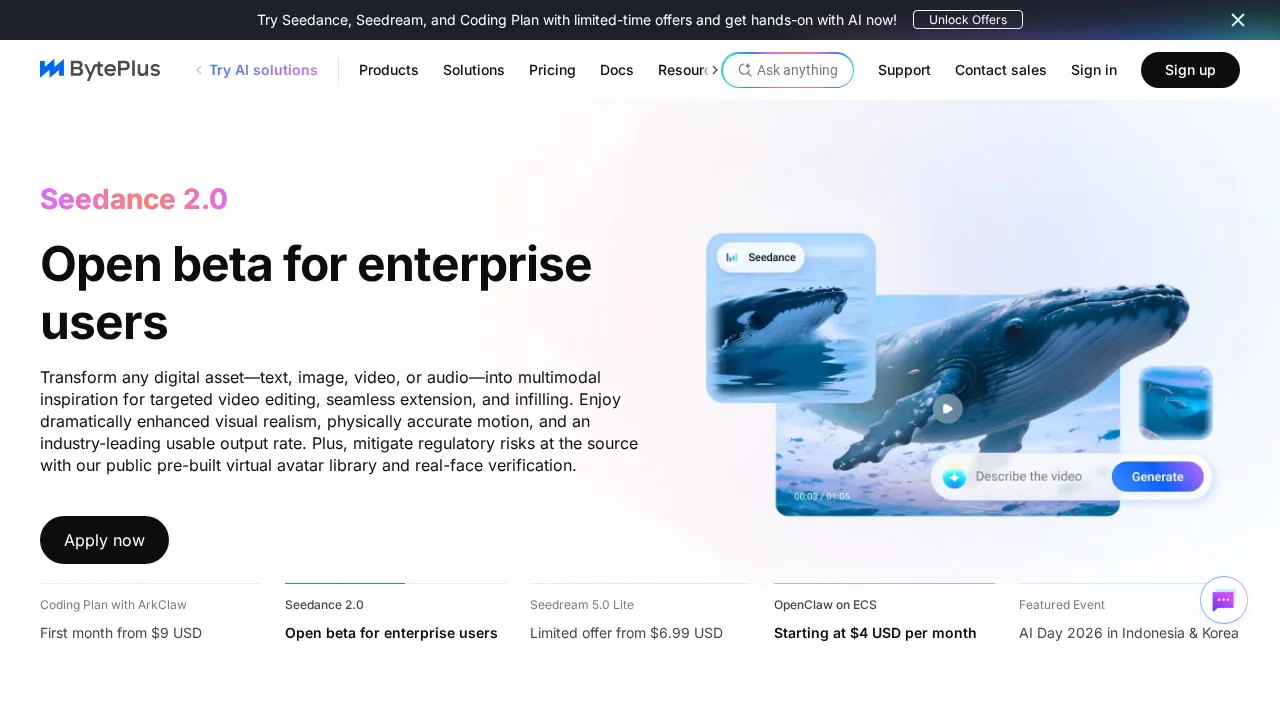 BytePlus screenshot 1