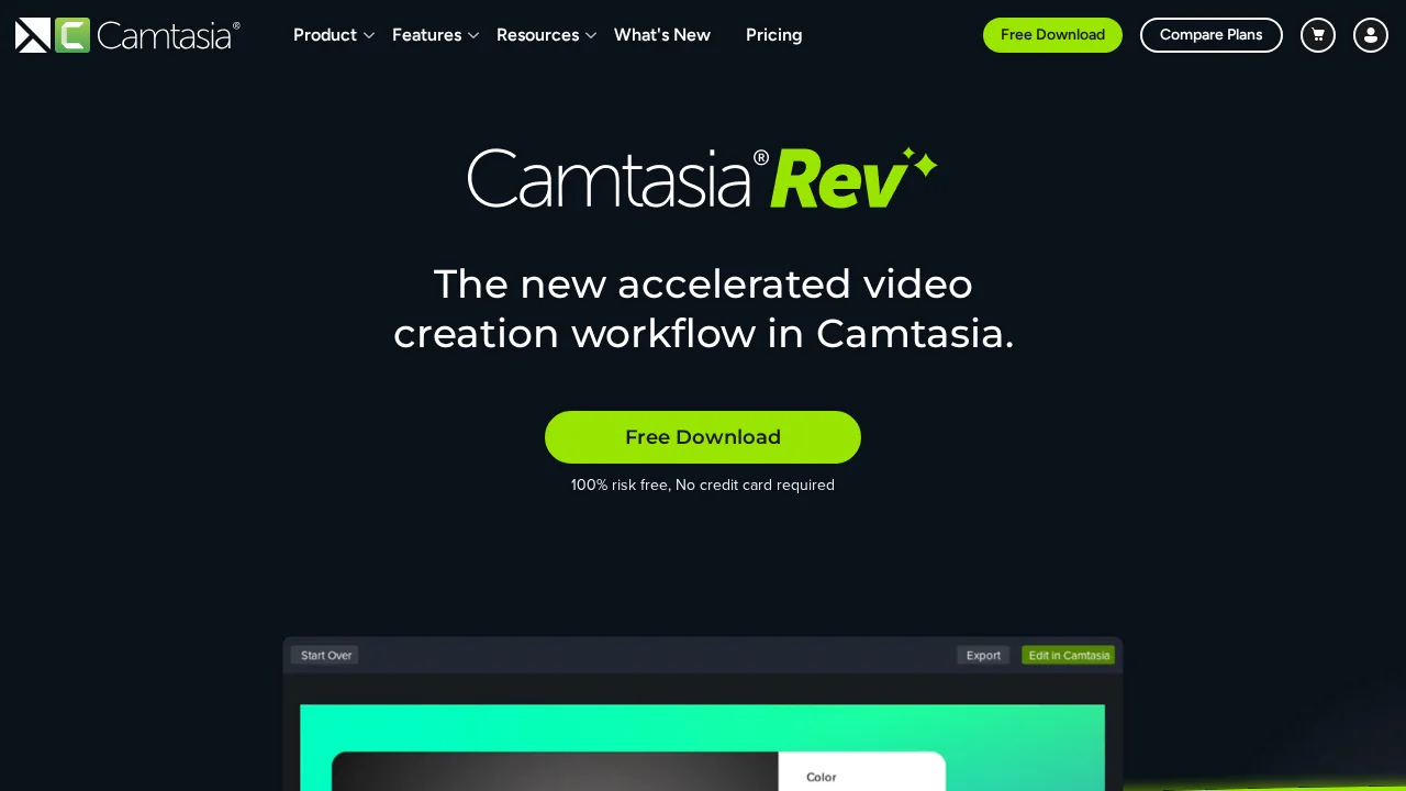 Camtasia Rev screenshot 1