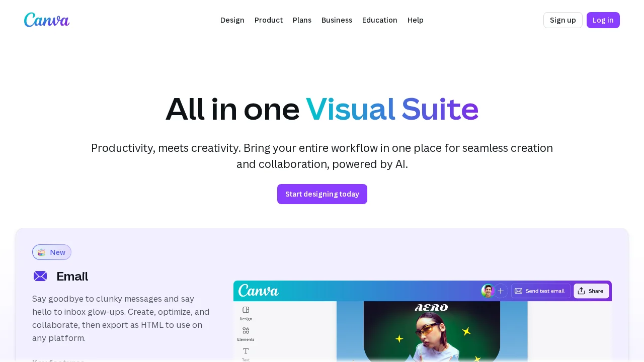 Canva Visual Suite screenshot 1