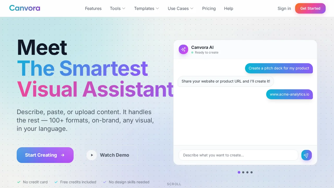 Canvora screenshot 1