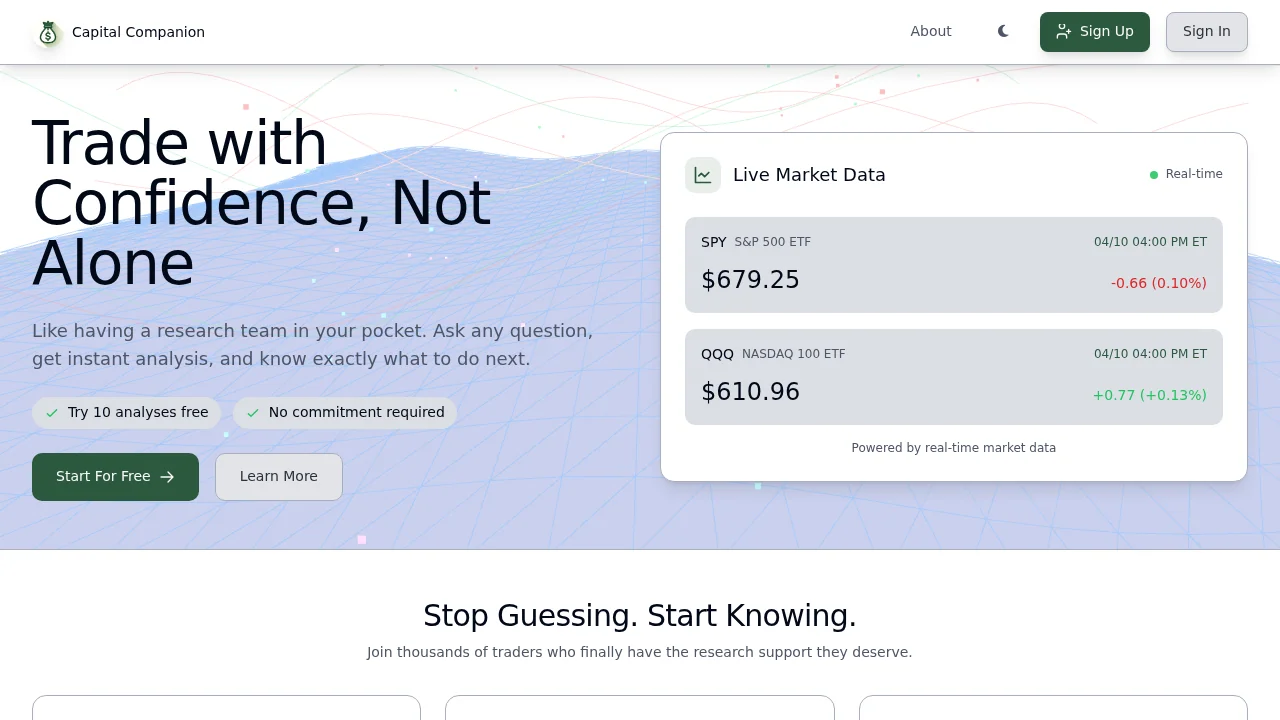Capital Companion screenshot 1