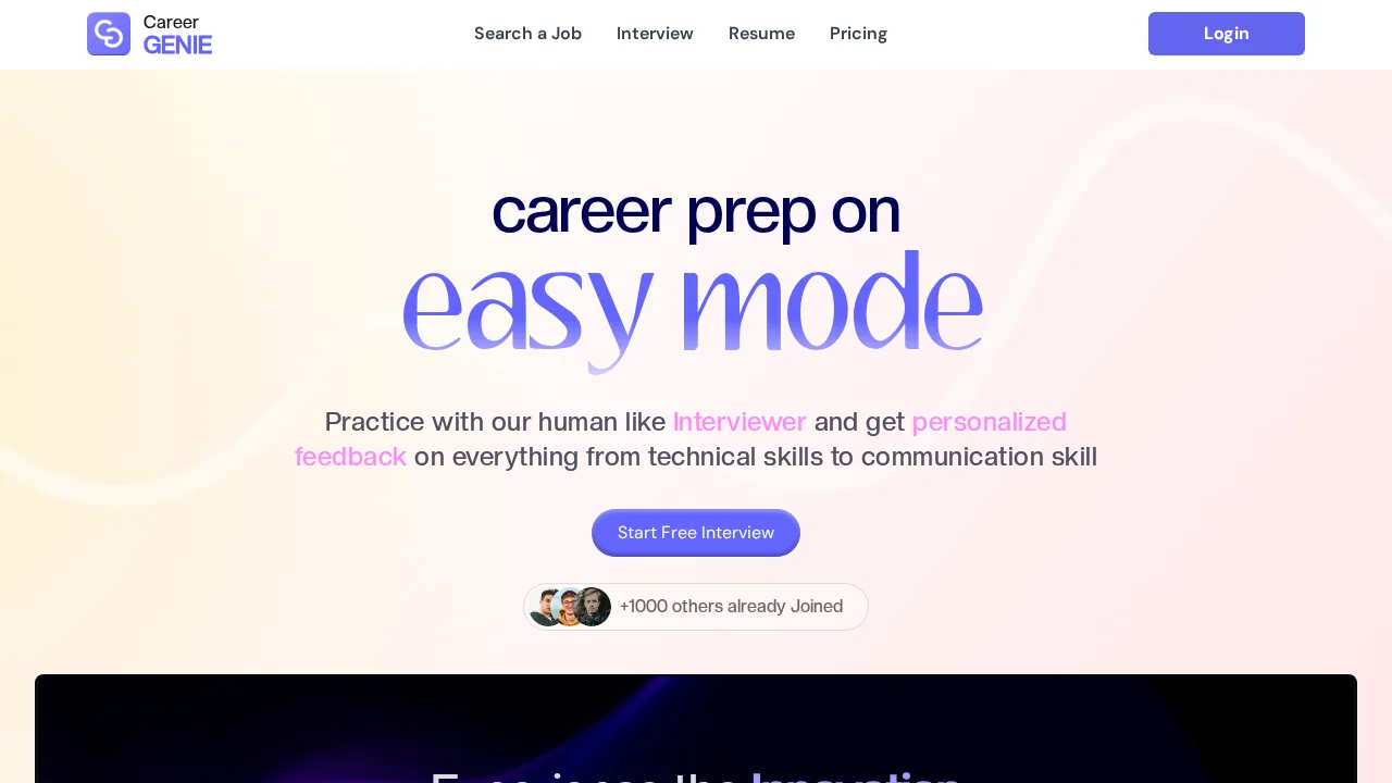 CareerGenie screenshot 1