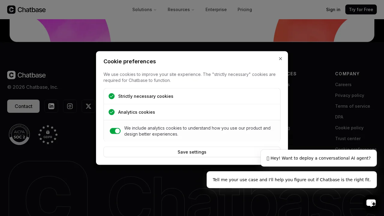 Chatbase screenshot 1