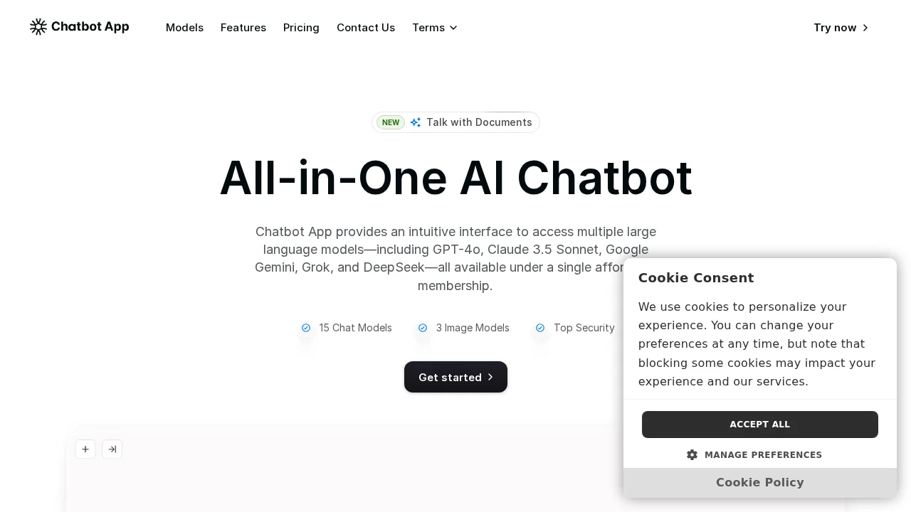 Chatbot App screenshot 1